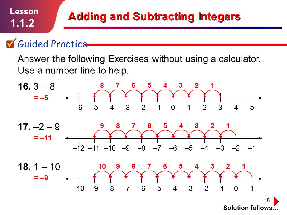 Adding and subtracting integers shop calculator